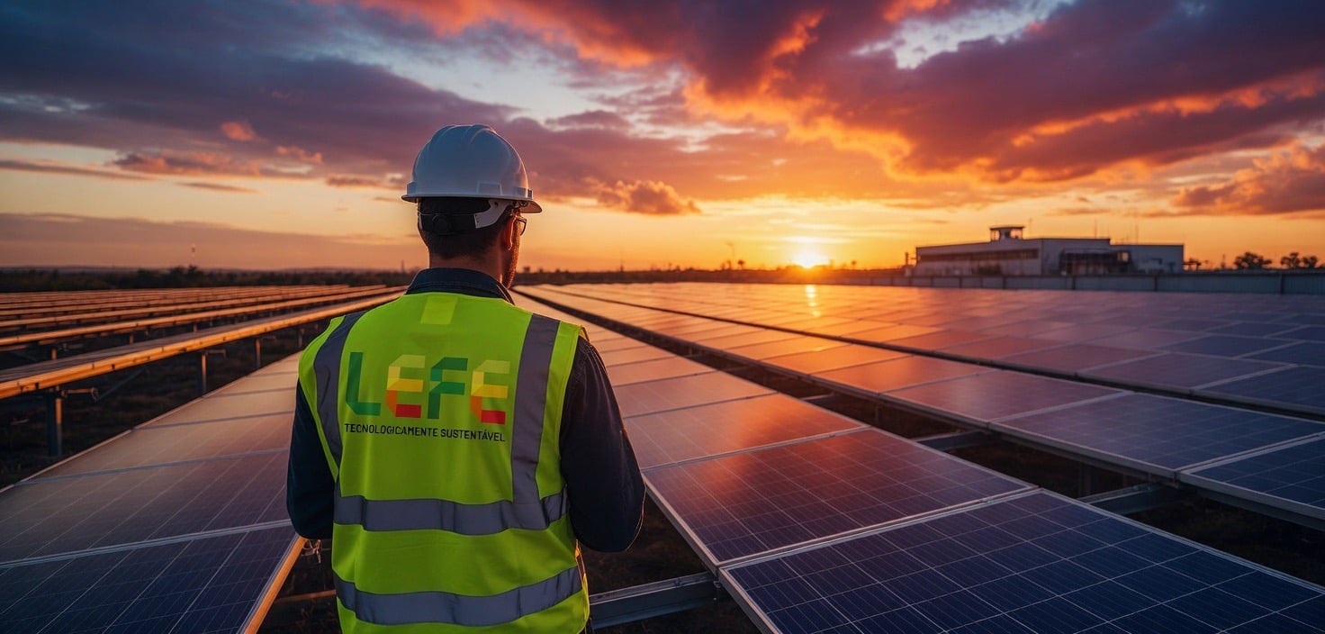 Instalação de energia solar LEFE