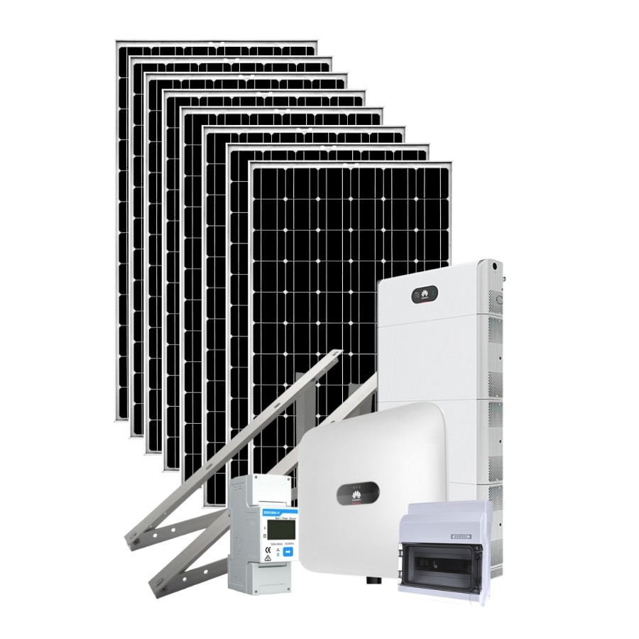 Kit Fotovoltaico 3 850W Monofásico c/ Bateria